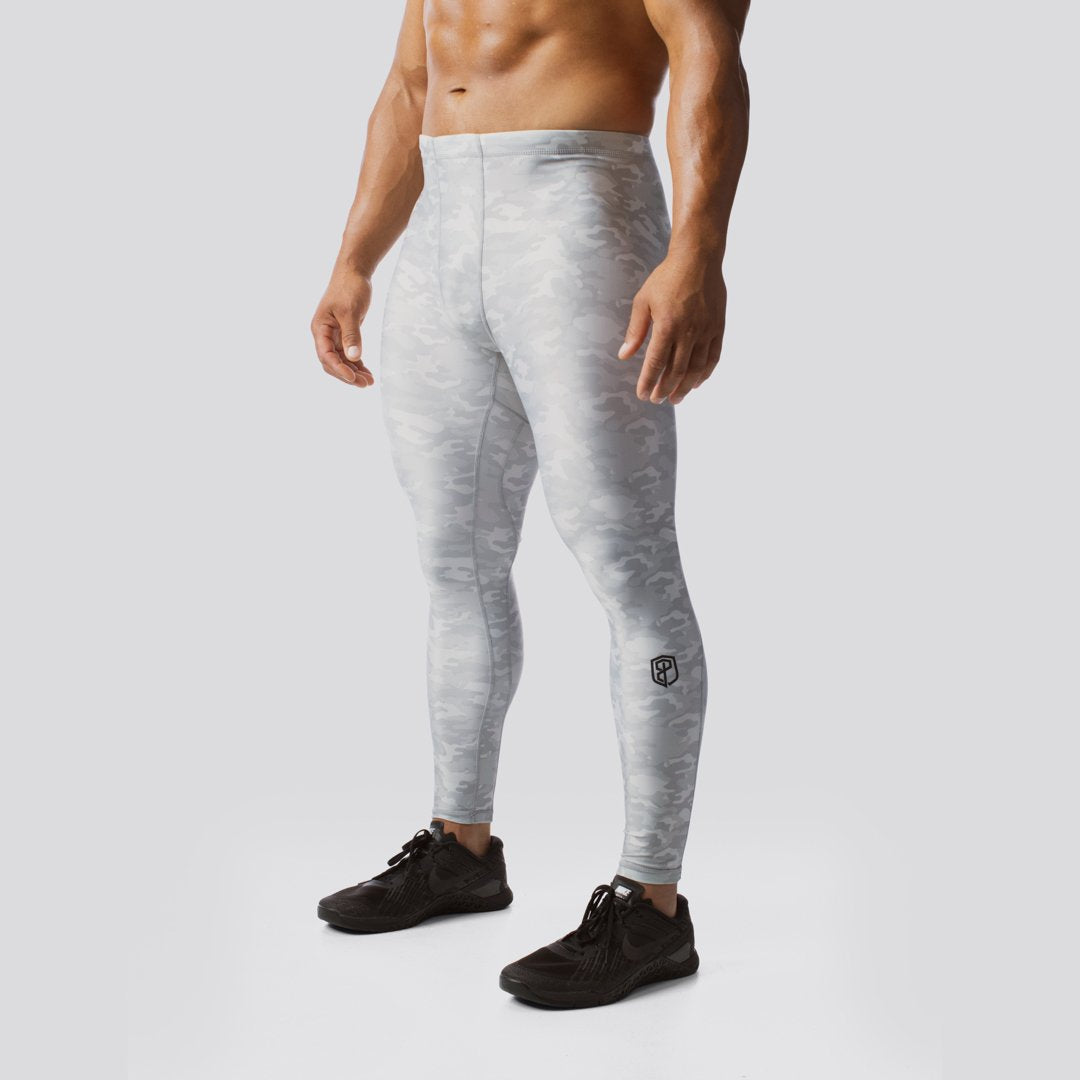 Men's Camo Compression Tights Camo Workout Tights Born Primitive