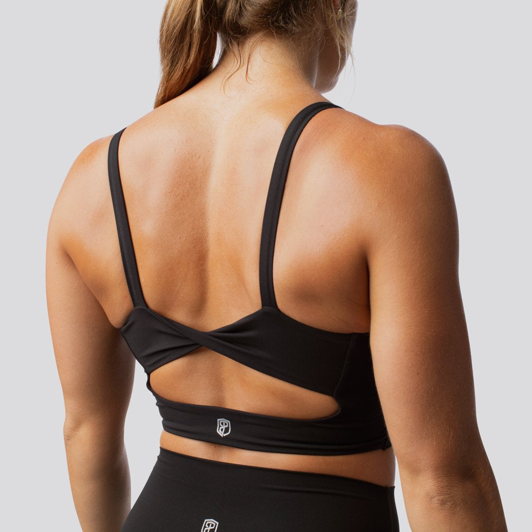 Your Go To Sports Bra (Black) – Born Primitive