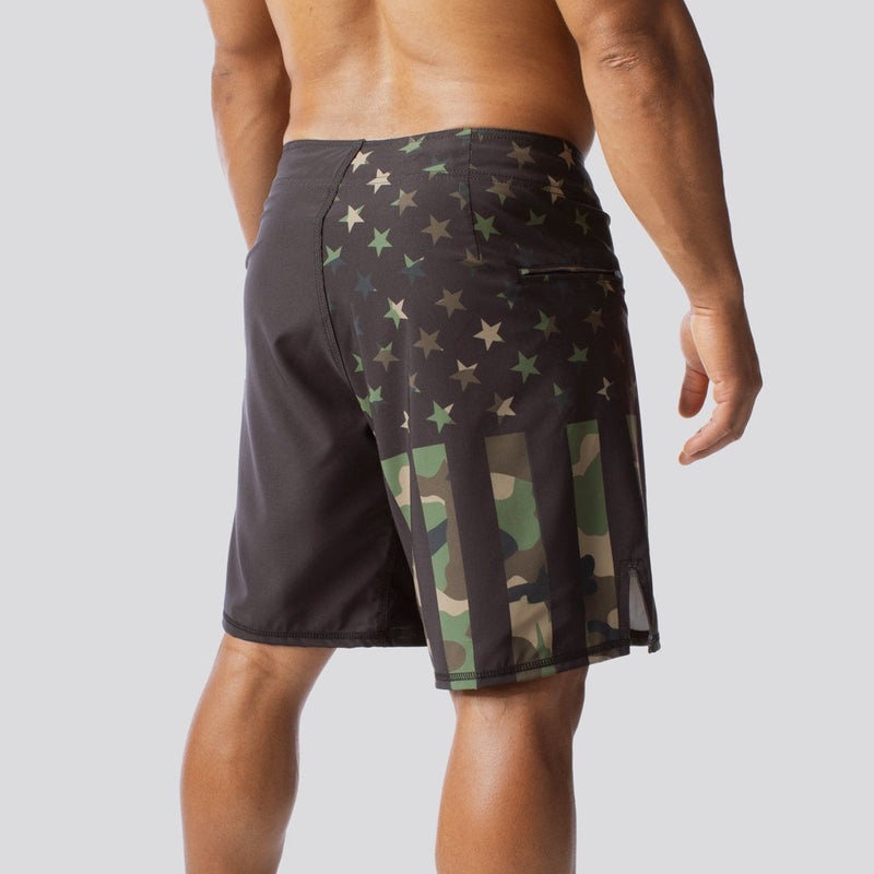 American Defender Short 2.0 (Woodland Patriot)