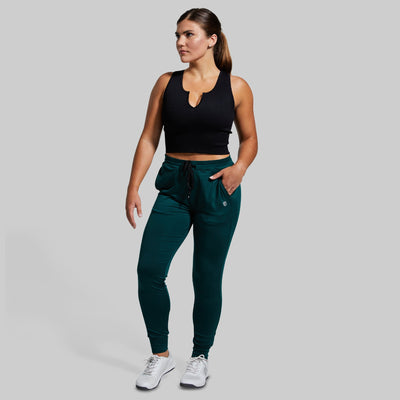 Women's Rest Day Athleisure Jogger (Pine)