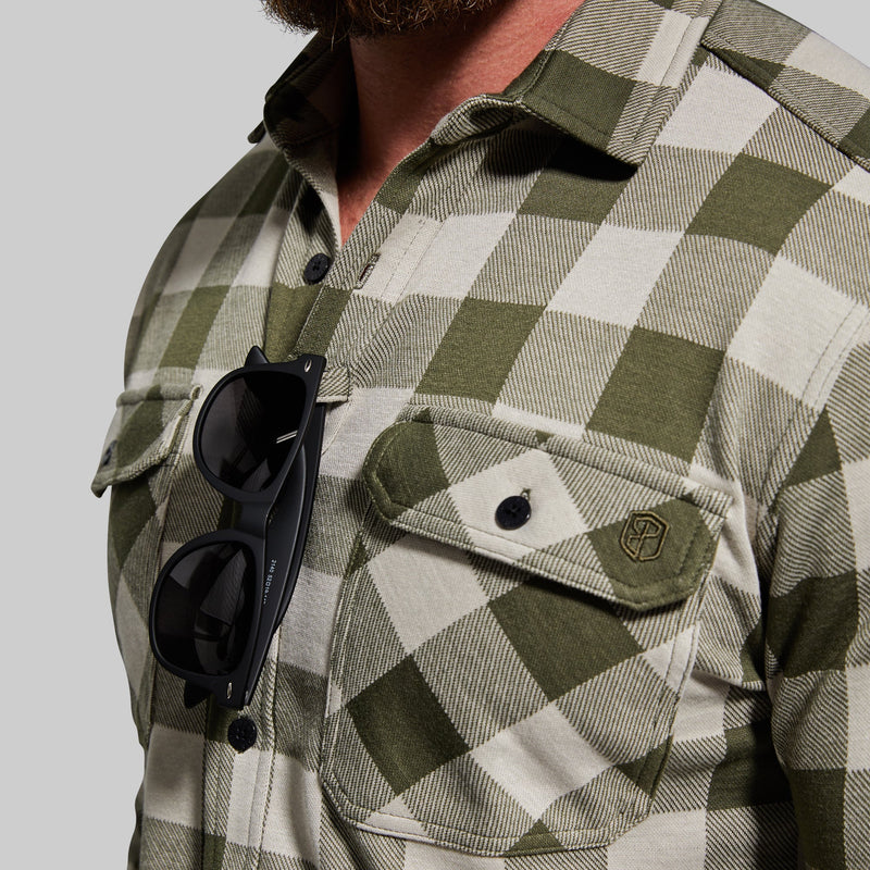 Woodsman Stretchy Flannel (Juniper)