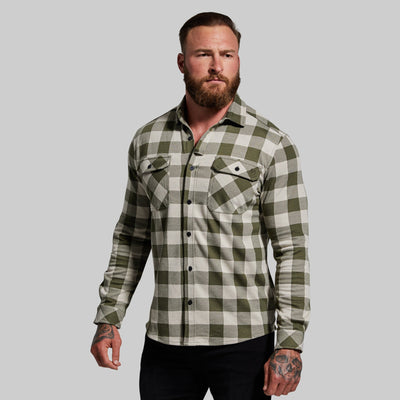 Woodsman Stretchy Flannel (Juniper)