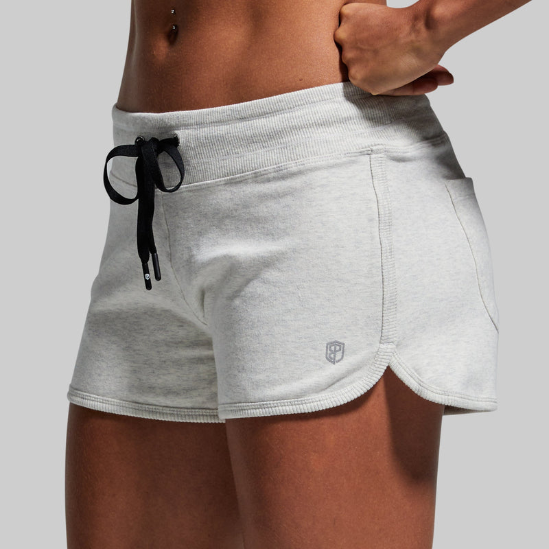 Unmatched Comfy Short (Heather White)