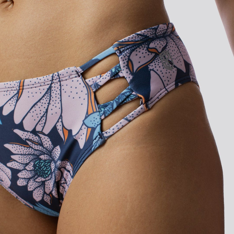 Primitive Bikini Bottom (Water Lillies Navy)