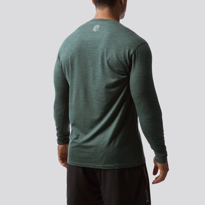 Athleisure Long Sleeve Crew (Evergreen)