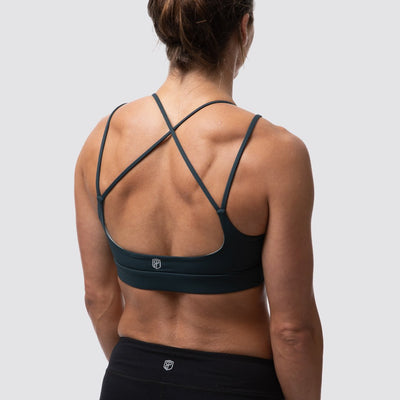 Exhale Sports Bra (Deep Teal)