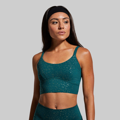 Your Go To Sports Bra (Pine Gold)