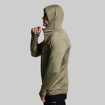 Men's Quiver Full Zip Hoodie (Sage Brush)