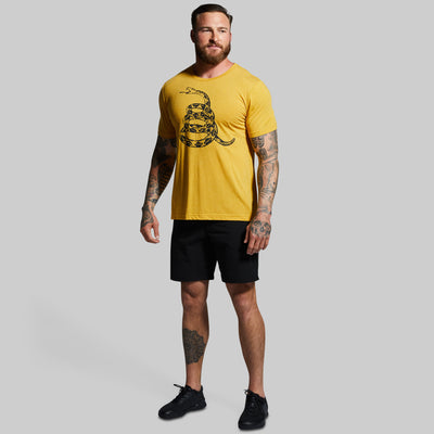 Gadsden Flag T-Shirt (Don't Tread On Me-Mustard)