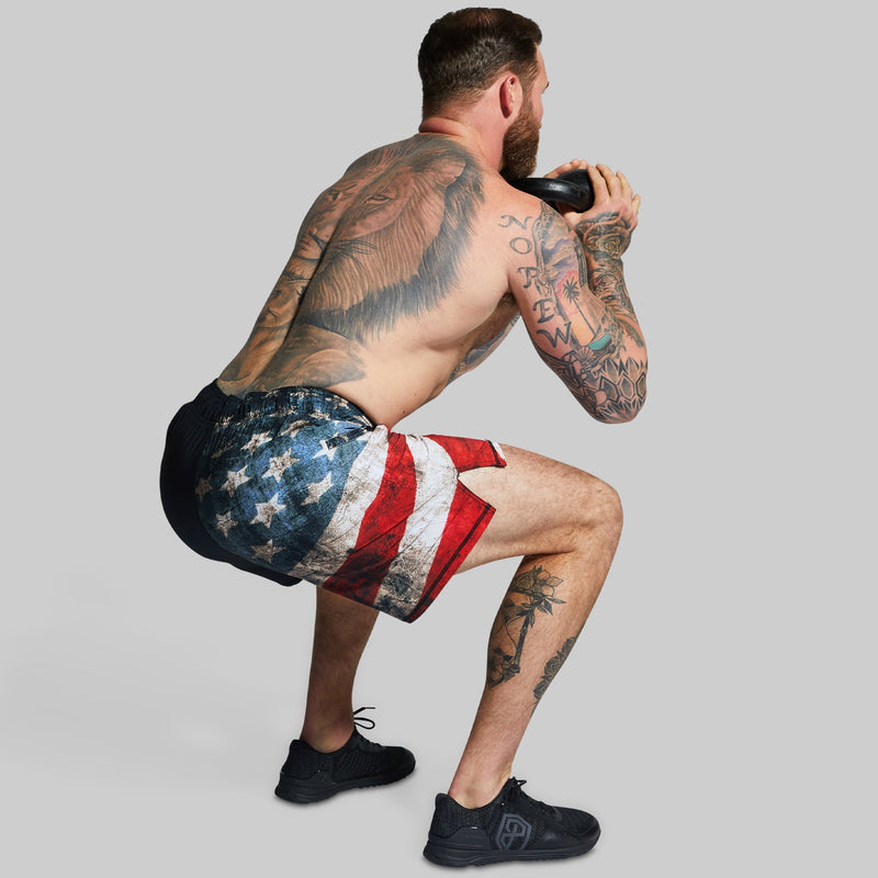 American Defender Short Velcro 3.0 (Patriot)