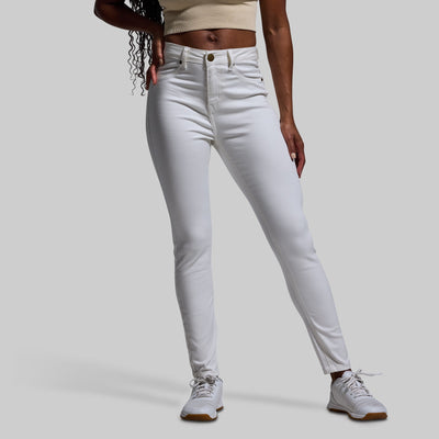 FLEX Stretchy High-Rise Skinny Jean (White)