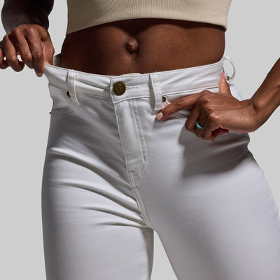 FLEX Stretchy High-Rise Skinny Jean (White)