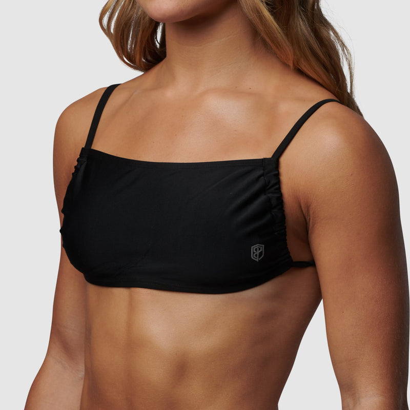 Bandeau Bikini Top (Black)