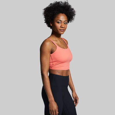 Don't Get It Twisted Sports Bra (Spiced Coral)