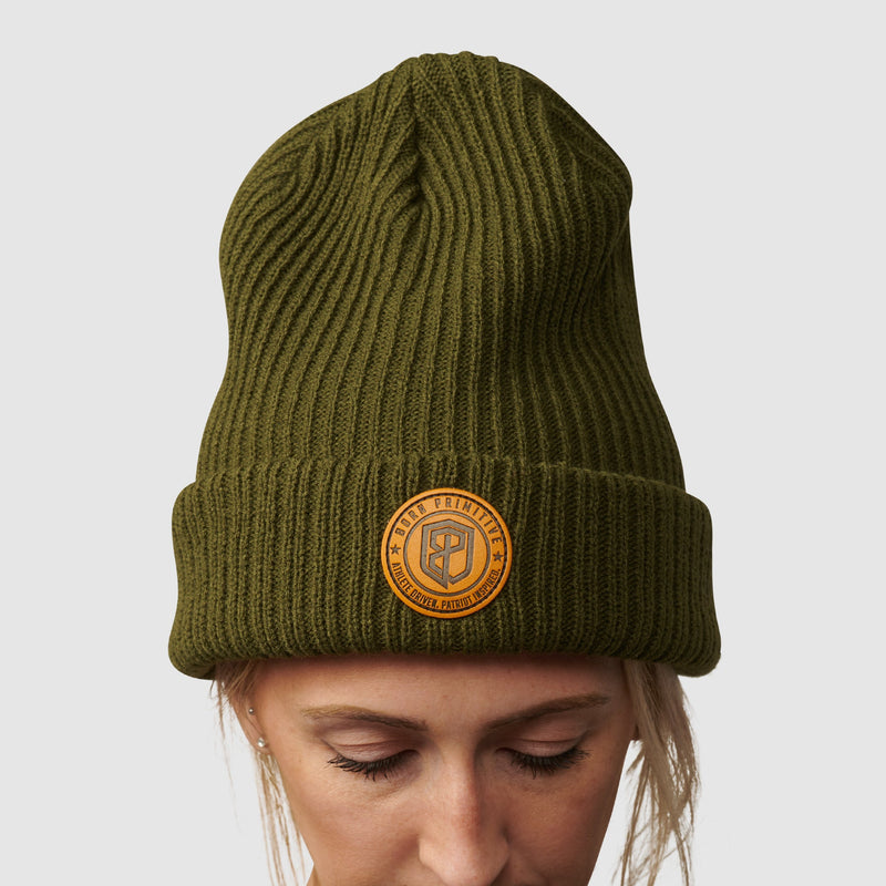 Heritage Knit Beanie (Tactical Green)