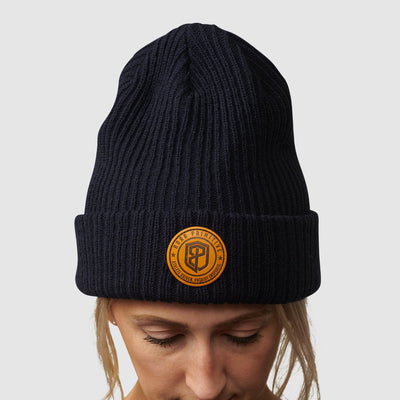 Heritage Knit Beanie (Navy)