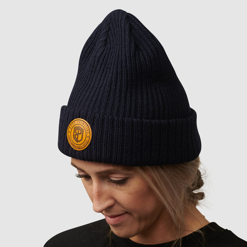 Heritage Knit Beanie (Navy)