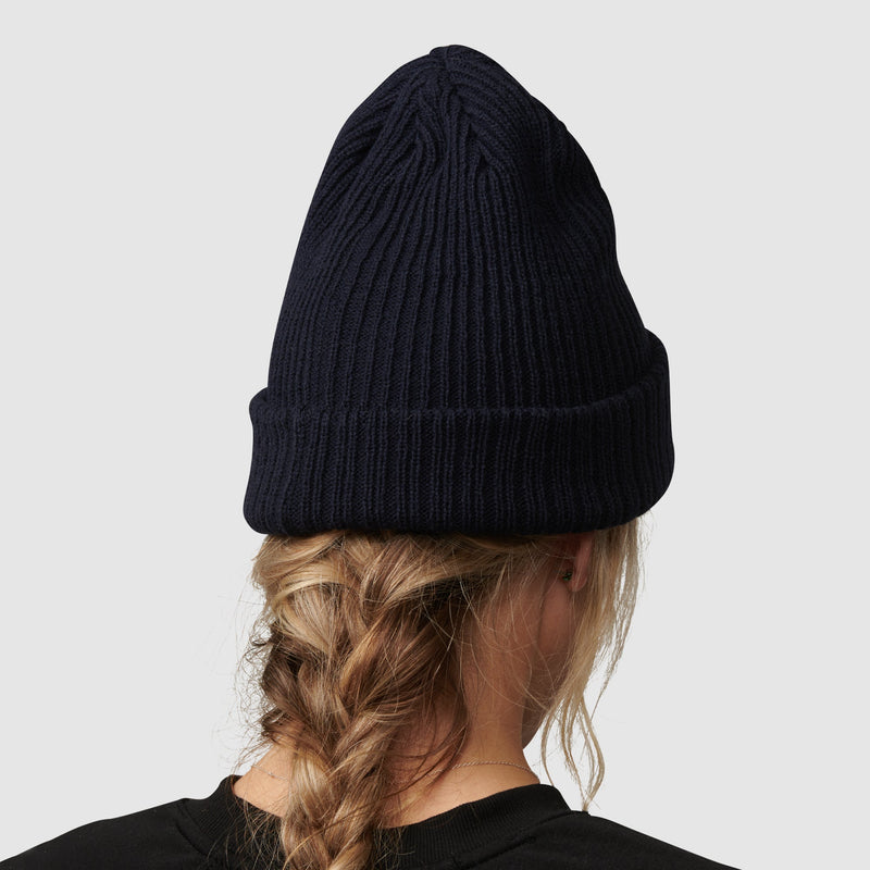 Heritage Knit Beanie (Navy)