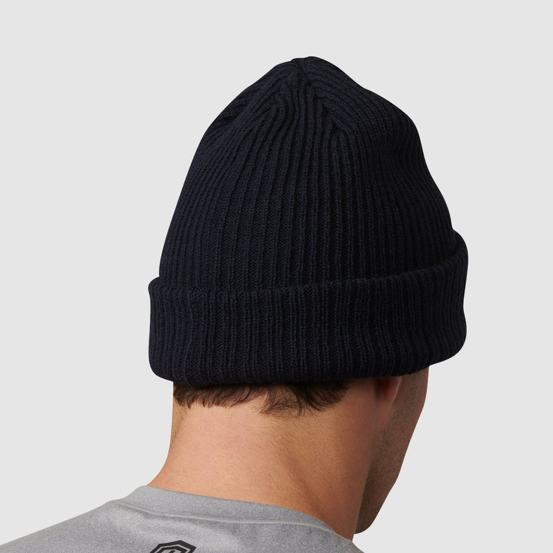 Heritage Knit Beanie (Navy)