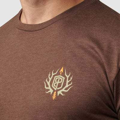 Outdoor Emblem T-Shirt (Chestnut)