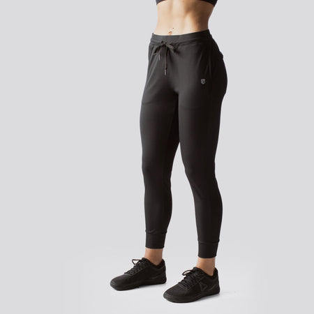 Ladies black joggers hot sale with pockets