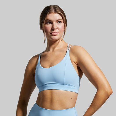 Exhale Sports Bra (Dream Blue)