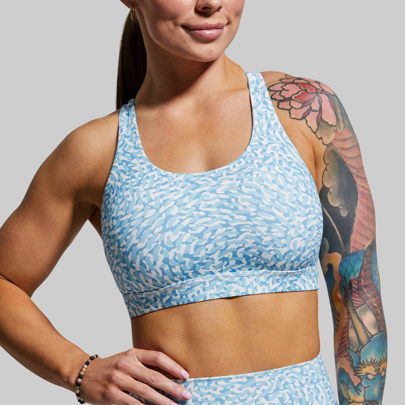 Helix Sports Bra (Blue Sea)