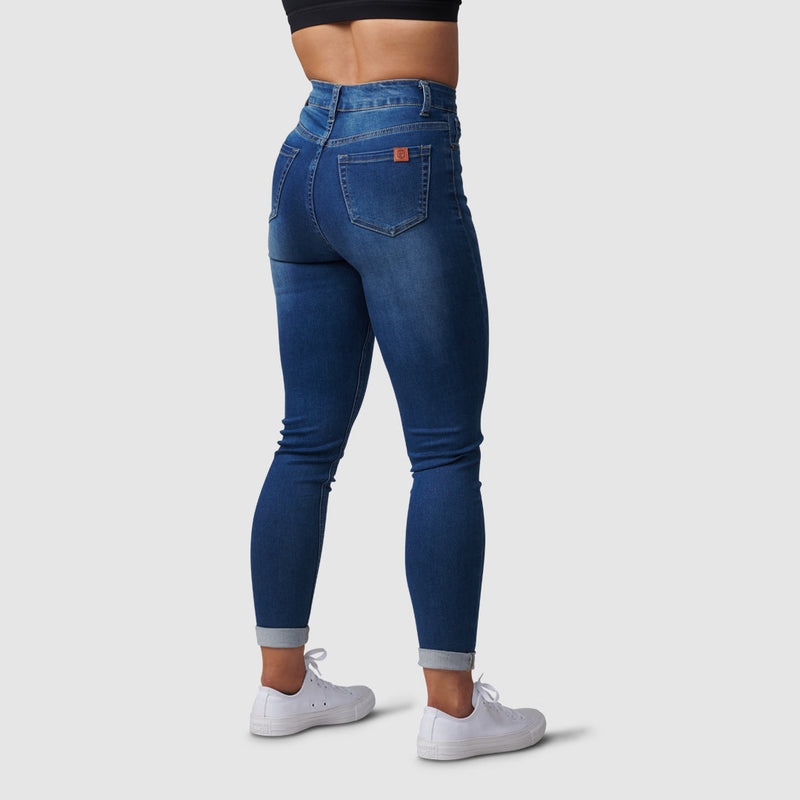 FLEX Stretchy High-Rise Skinny Jean (Dark Wash)