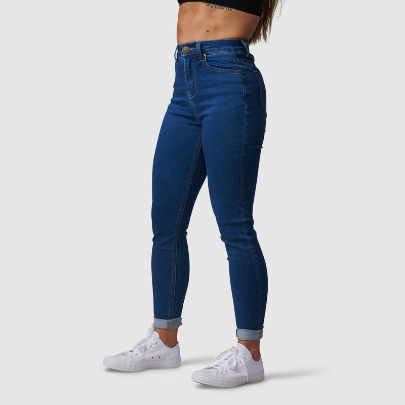 FLEX Stretchy High-Rise Skinny Jean (Mid Wash)