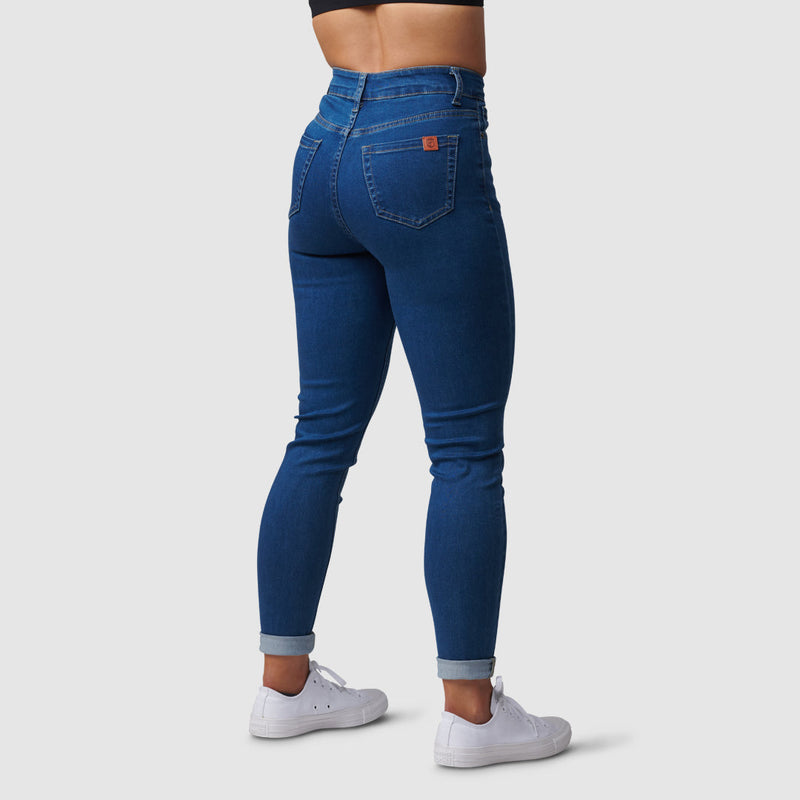 FLEX Stretchy High-Rise Skinny Jean (Mid Wash)