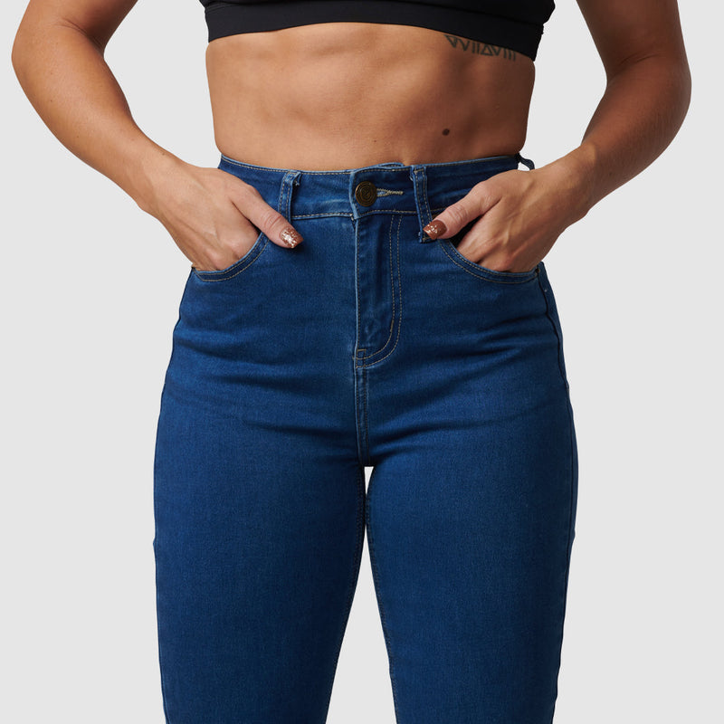 FLEX Stretchy High-Rise Skinny Jean (Mid Wash)