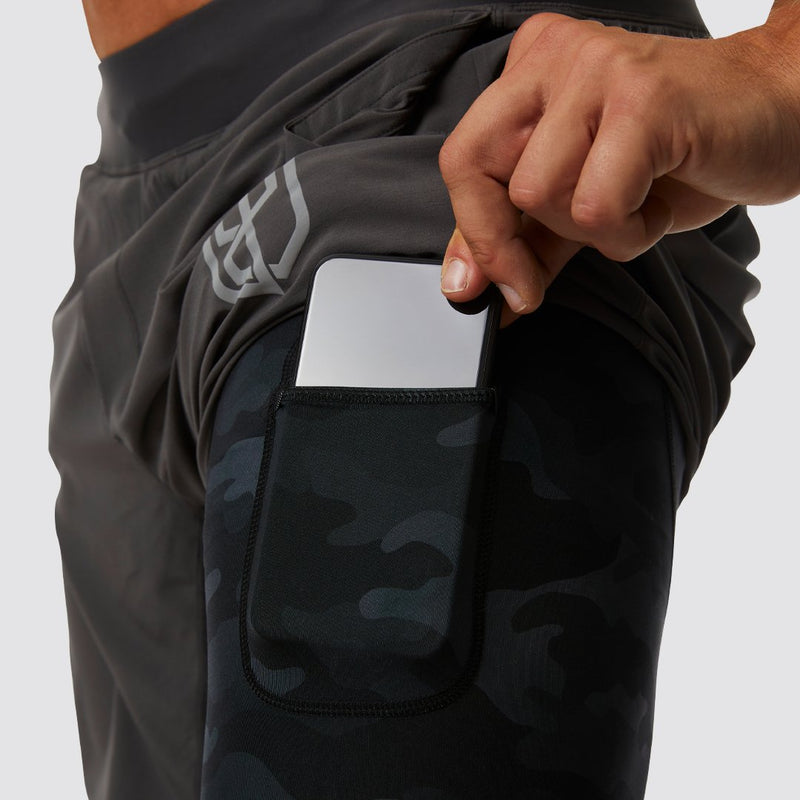 Versatile Short w/ Compression 7" (Dark Grey)