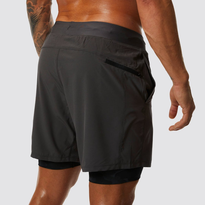 Versatile Short w/ Compression 7" (Dark Grey)