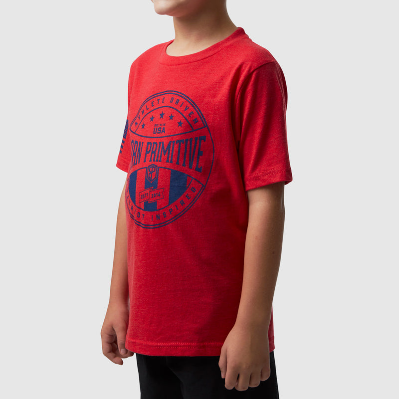 Kids Athlete Driven T-Shirt (Red)