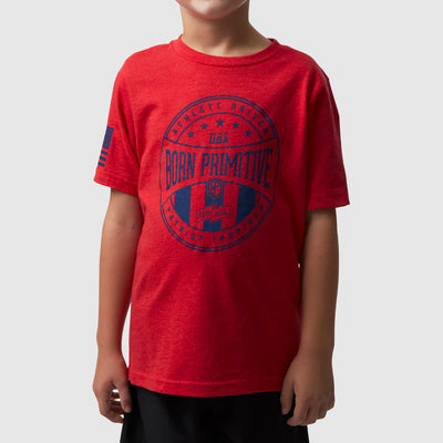 Kids Athlete Driven T-Shirt (Red)