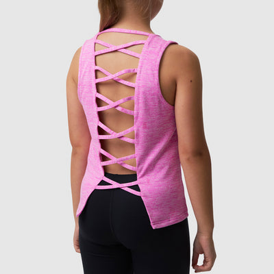 Girl's String Me Along Top (Pink)