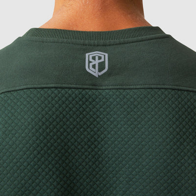 Men's Waffle Crewneck Pullover (Pine)