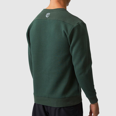 Men's Waffle Crewneck Pullover (Pine)