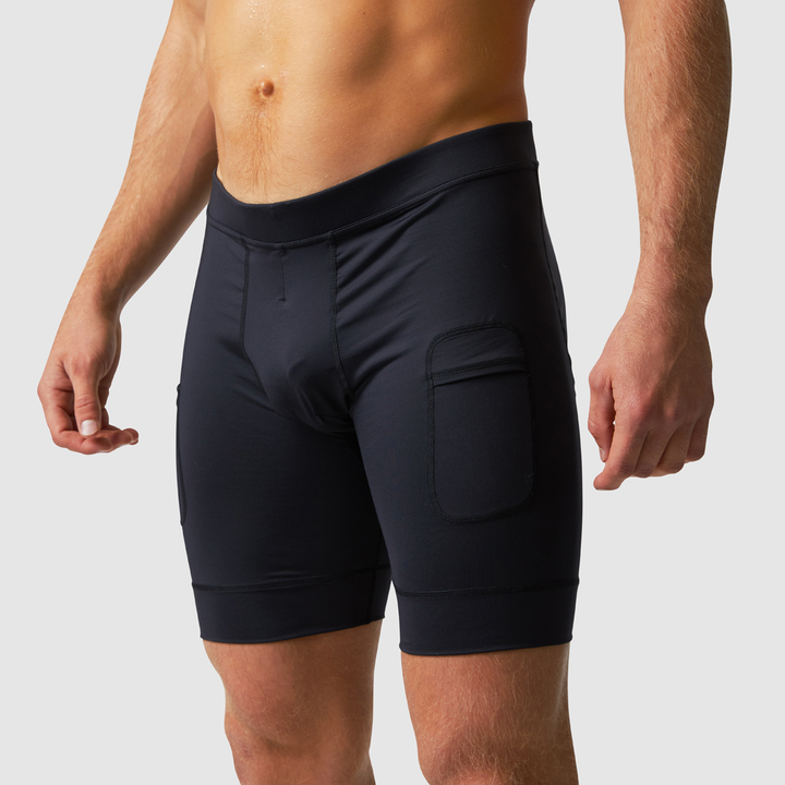 Mens shorts with built in compression shorts online