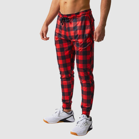 Buffalo plaid online joggers