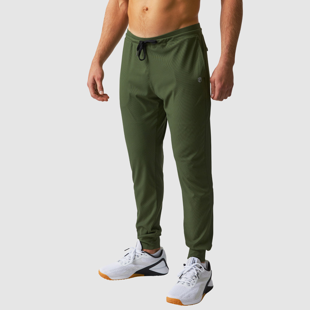 Men's Tactical Green Jogger Pants | All Green Joggers | Born Primitive ...
