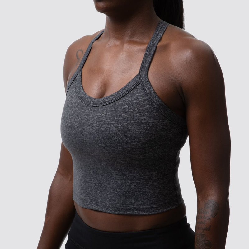 Your New Favorite Sports Bra (Heather Black)