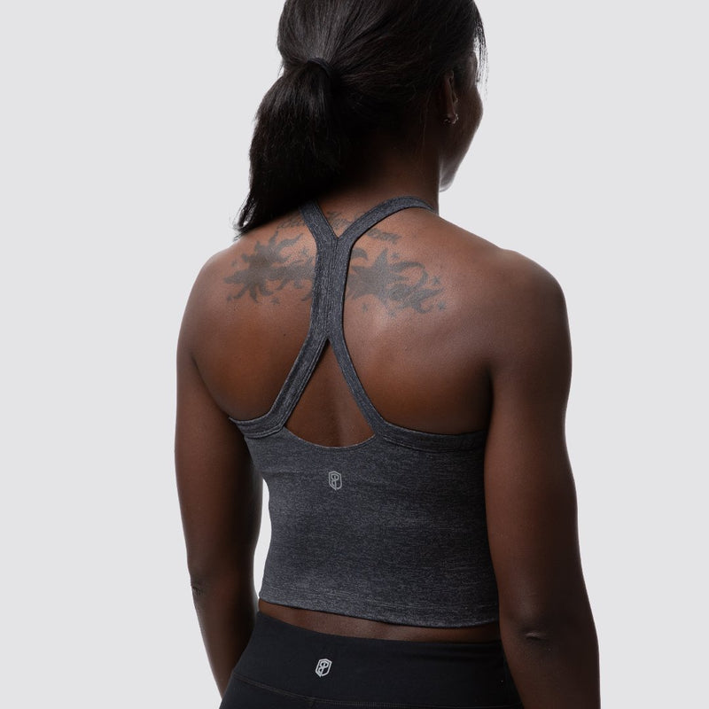 Your New Favorite Sports Bra (Heather Black)