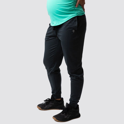Maternity Rest Day Athleisure Jogger (Black)