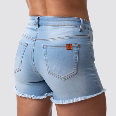 FLEX Stretchy Jean Short (Light Wash)