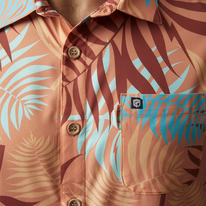 Voyager Button Up (Electric Leaves)