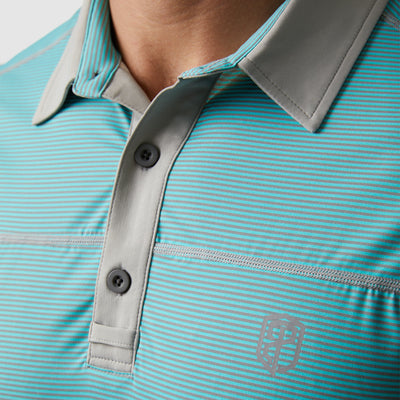 Men's Tek Polo (Ocean Glass)