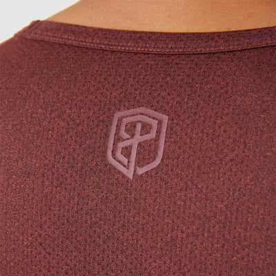 Heritage Tee (Heather Maroon)