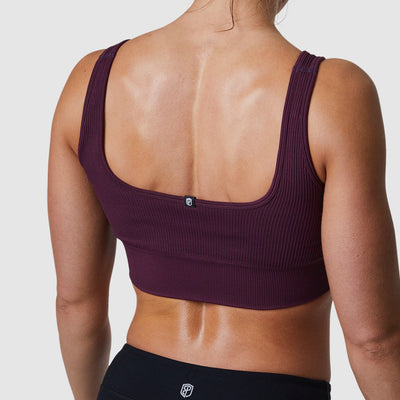 Studio Sports Bra (Black Cherry)