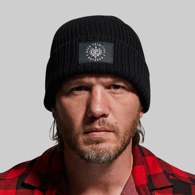 Heritage Knit Beanie (BPO-Black)